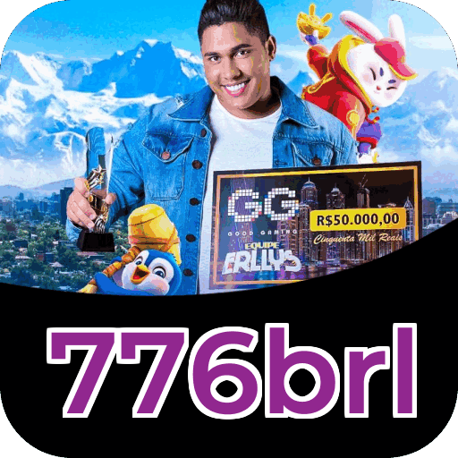 Interface do aplicativo 776brl mostrando jogos disponíveis no iOS e Android